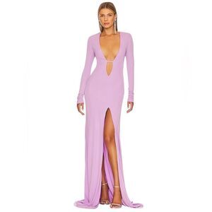NWT DUNDAS Revolve Orion Lilac Evening Dress US Size Medium/ IT 42